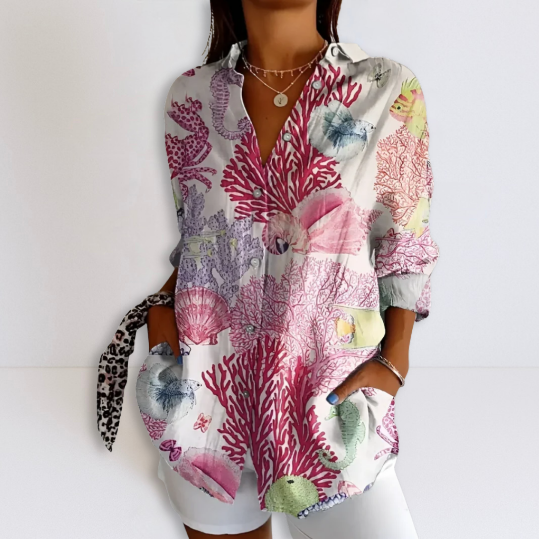 Katherine | Relaxed Printed Blouse